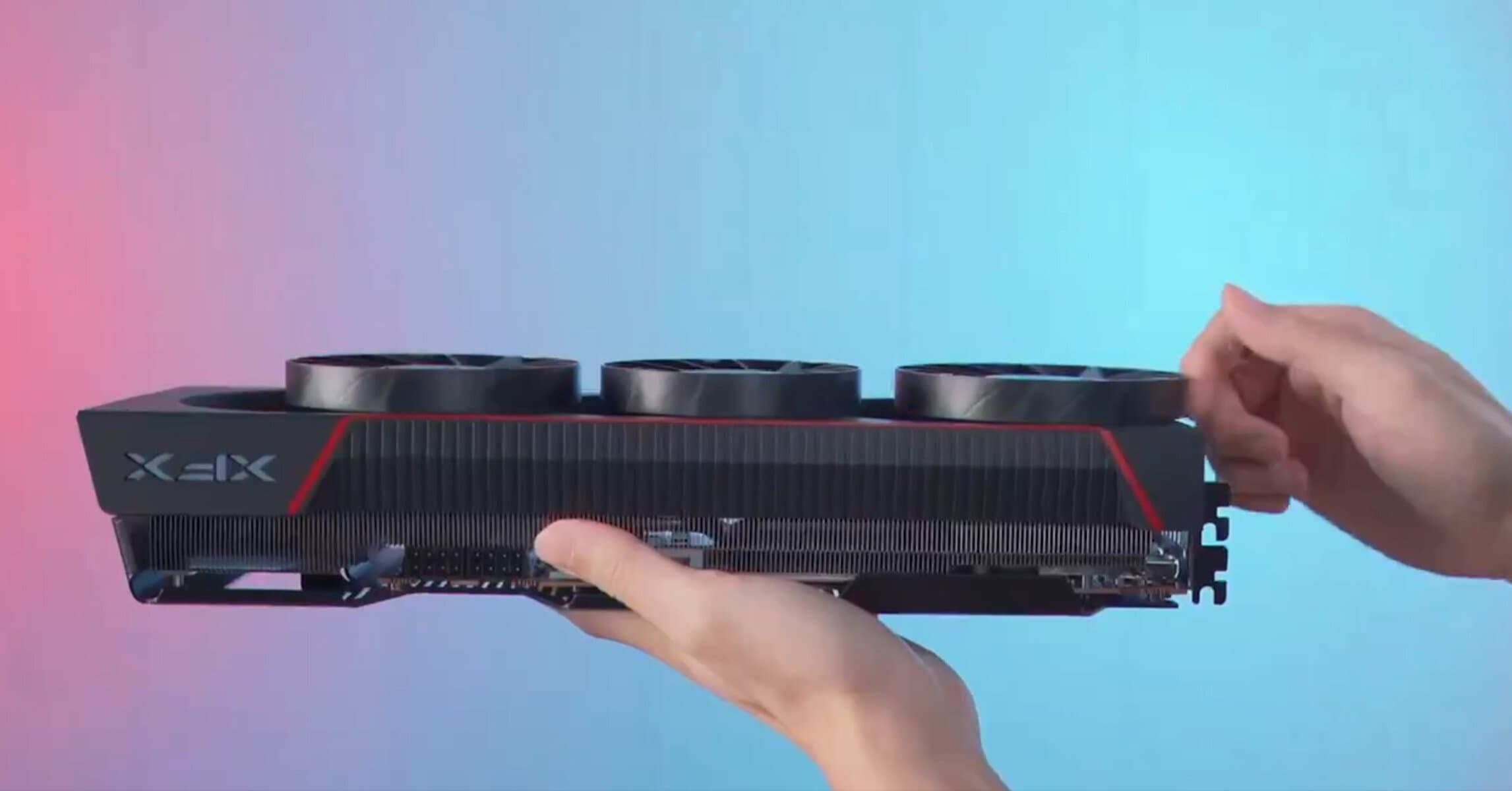 Graphics card showing the heatsink detail discussed in the essay
